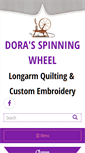 Mobile Screenshot of dorasspinningwheel.com